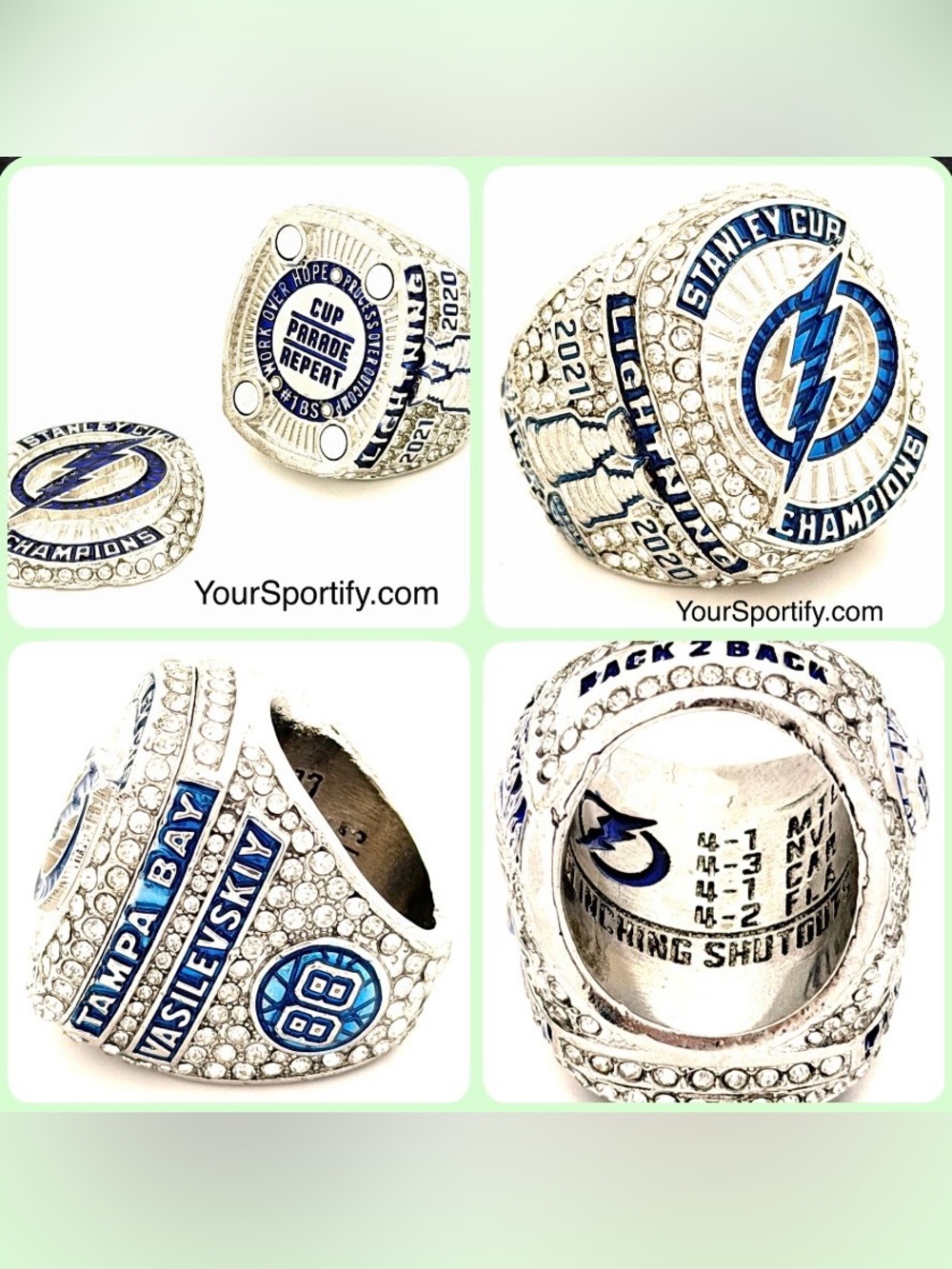 NHL / 2021 Tampa Bay Lightning Championship Ring Replica
